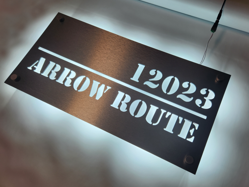 Die-Cut Stencil Signage