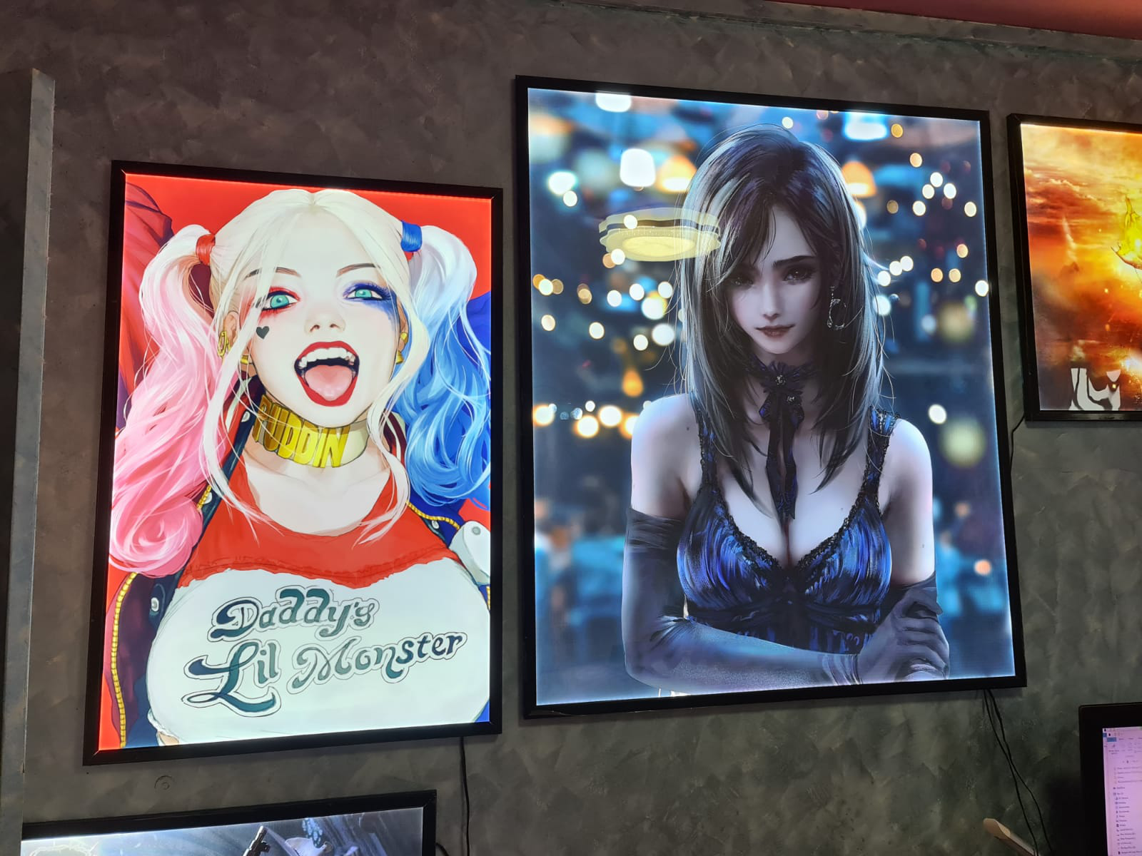 Ultra-thin Lumisheet LED panels backlighting promotional poster display